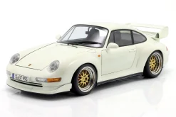 Porsche 911 (993) GT2 mit BBS Felgen Baujahr 1996 weiß 1:12 KK-Scale