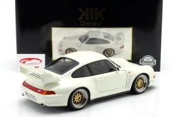 Porsche 911 (993) GT2 mit BBS Felgen Baujahr 1996 weiß 1:12 KK-Scale