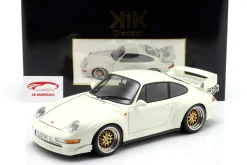 Porsche 911 (993) GT2 mit BBS Felgen Baujahr 1996 weiß 1:12 KK-Scale