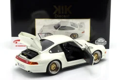 Porsche 911 (993) GT2 mit BBS Felgen Baujahr 1996 weiß 1:12 KK-Scale