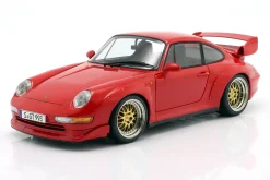 Porsche 911 (993) GT2 mit BBS Felgen Baujahr 1996 rot 1:12 KK-Scale