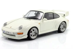 Porsche 911 (993) GT2 mit Speedline Felgen Baujahr 1996 weiß 1:12 KK-Scale