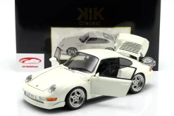 Porsche 911 (993) GT2 mit Speedline Felgen Baujahr 1996 weiß 1:12 KK-Scale