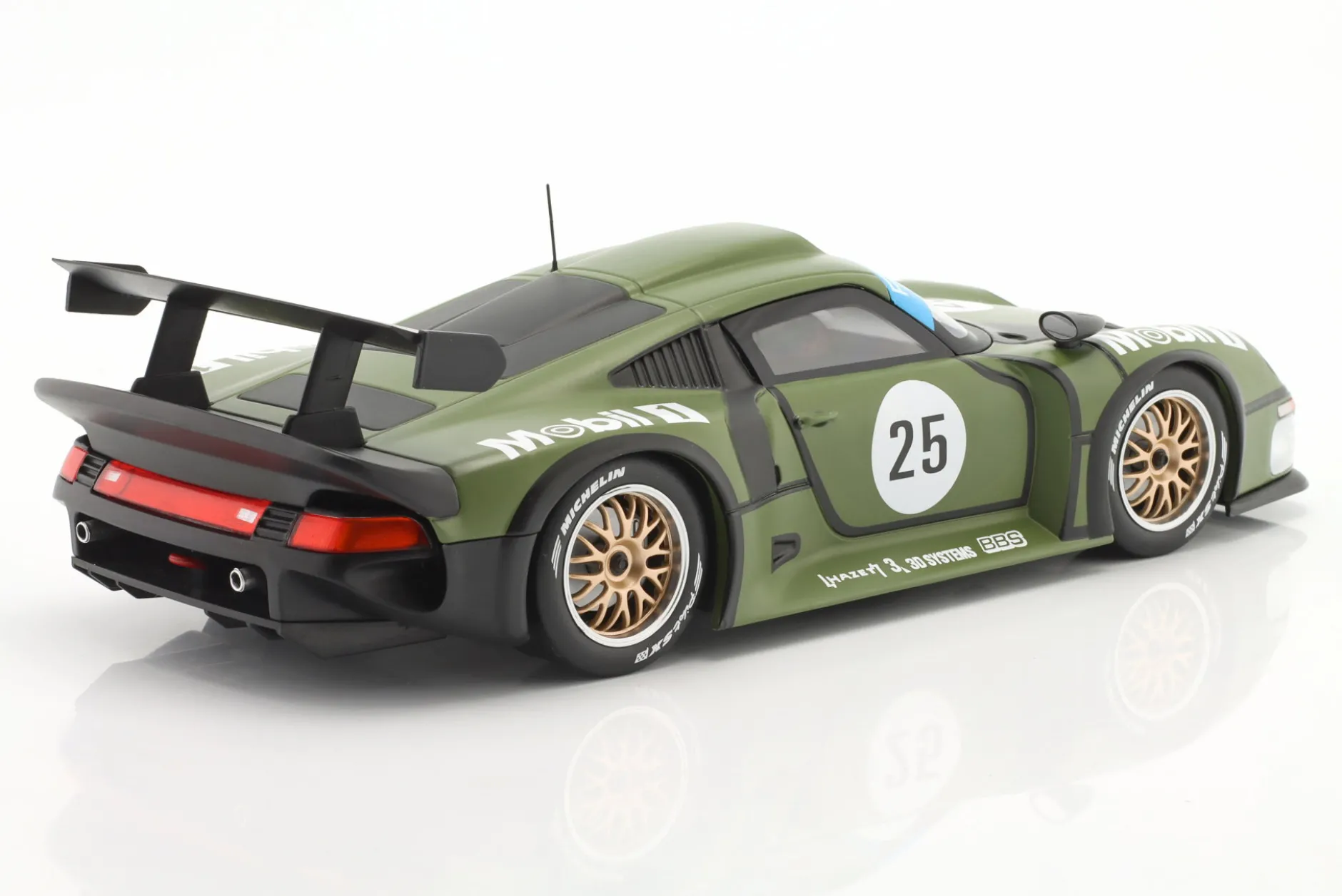 Porsche 911 GT1 #25 Prequalifying 24h LeMans 1996 Stuck, Wollek, Boutsen 1:18 WERK83