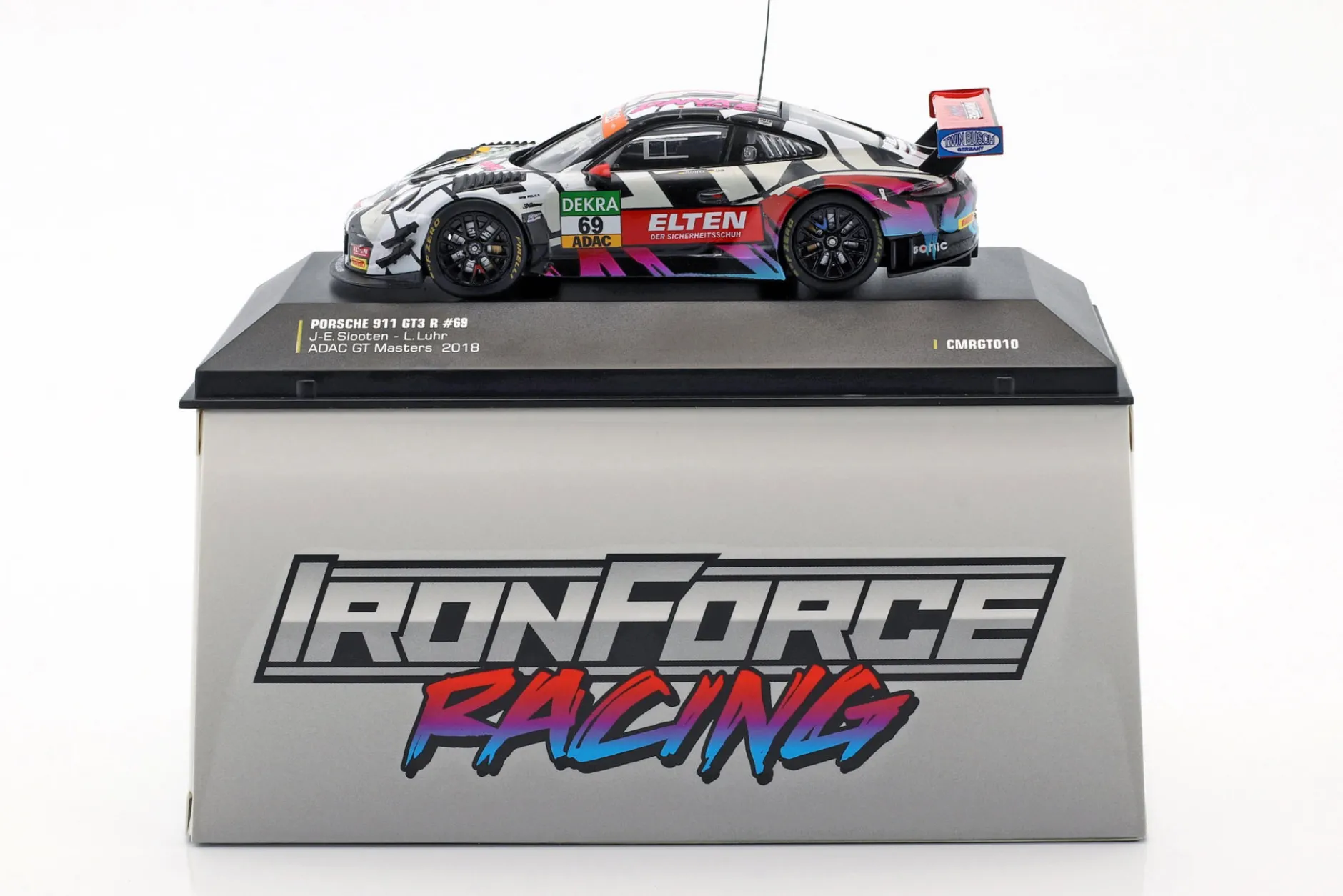 Porsche 911 (991) GT3 R #69 ADAC GT Masters Hockenheim 2018 Danke Fans 1:43 CMR