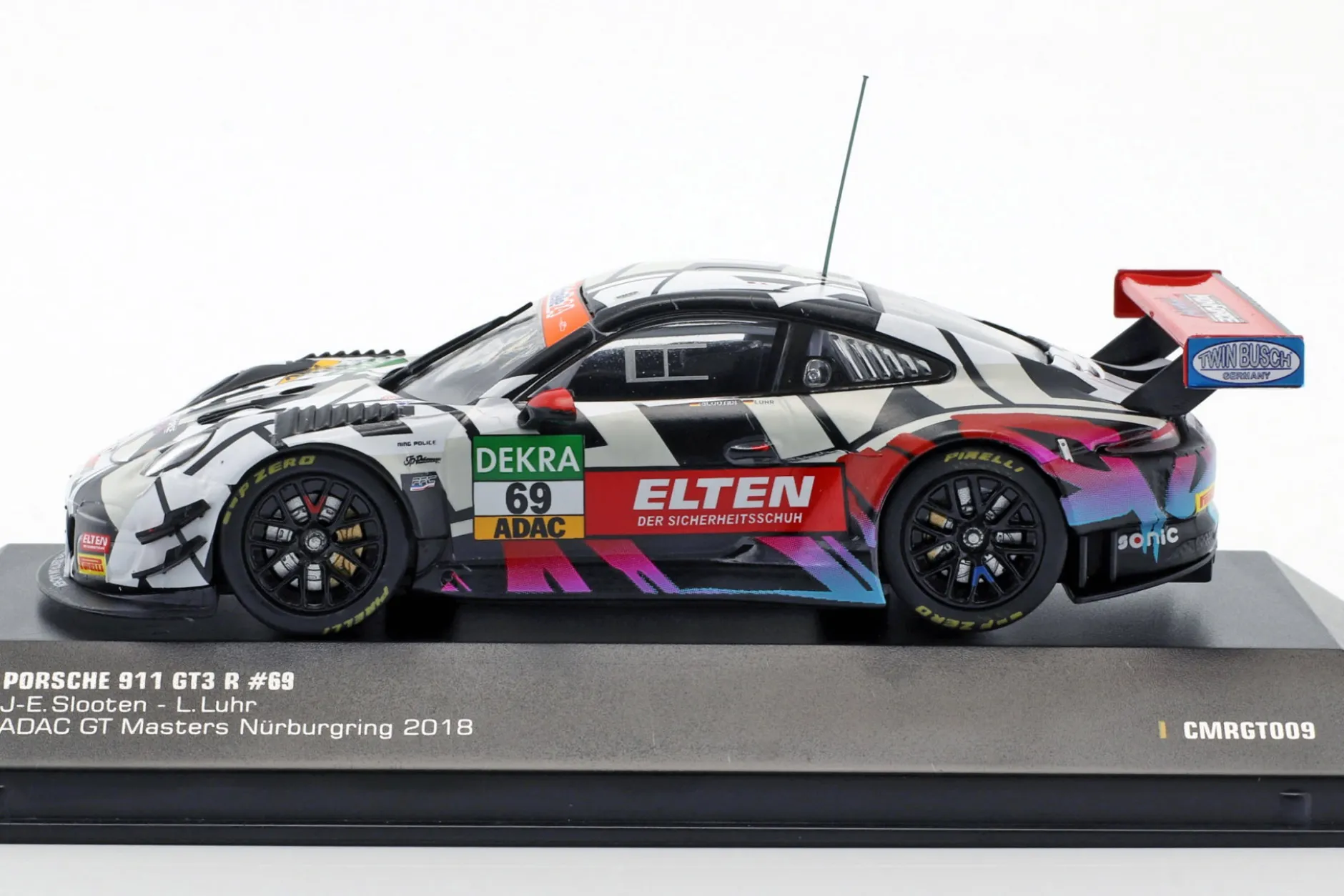 Porsche 911 (991) GT3 R #69 ADAC GT Masters 2018 Iron Force 1:43 CMR