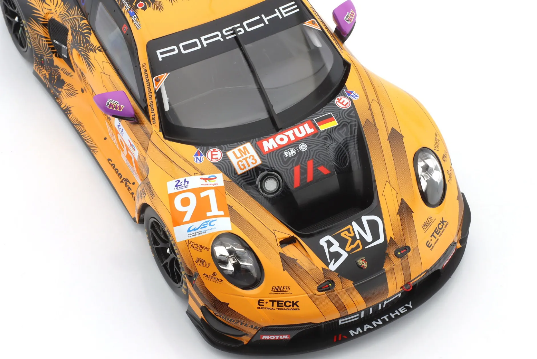 Porsche 911 GT3 R #91 Class Winner 24h LeMans 2024 Lietz, Schuring, Shahin 1:18 Ixo
