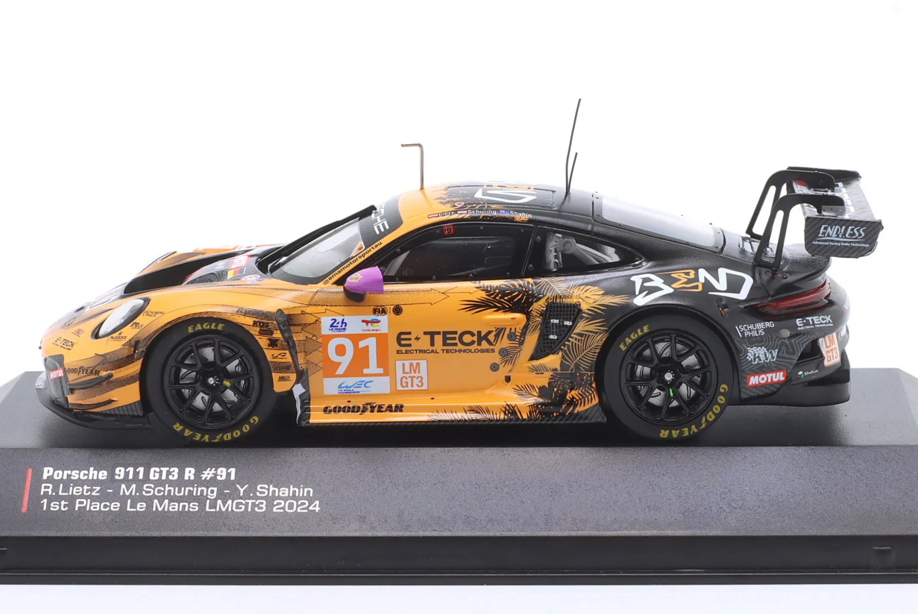 Porsche 911 GT3 R #91 Class Winner 24h LeMans 2024 Lietz, Schuring, Shahin 1:43 Ixo