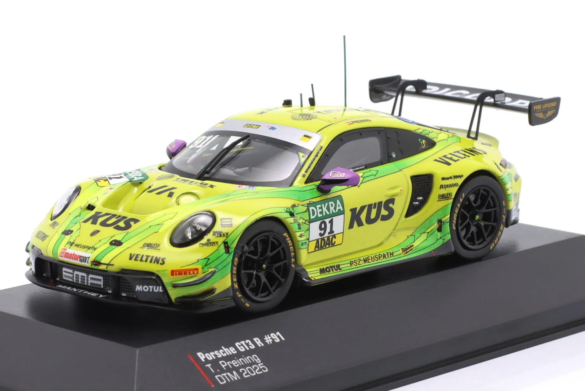 Porsche 911 GT3 R #91 DTM 2025 Thomas Preining Manthey Grello 1:43 Ixo
