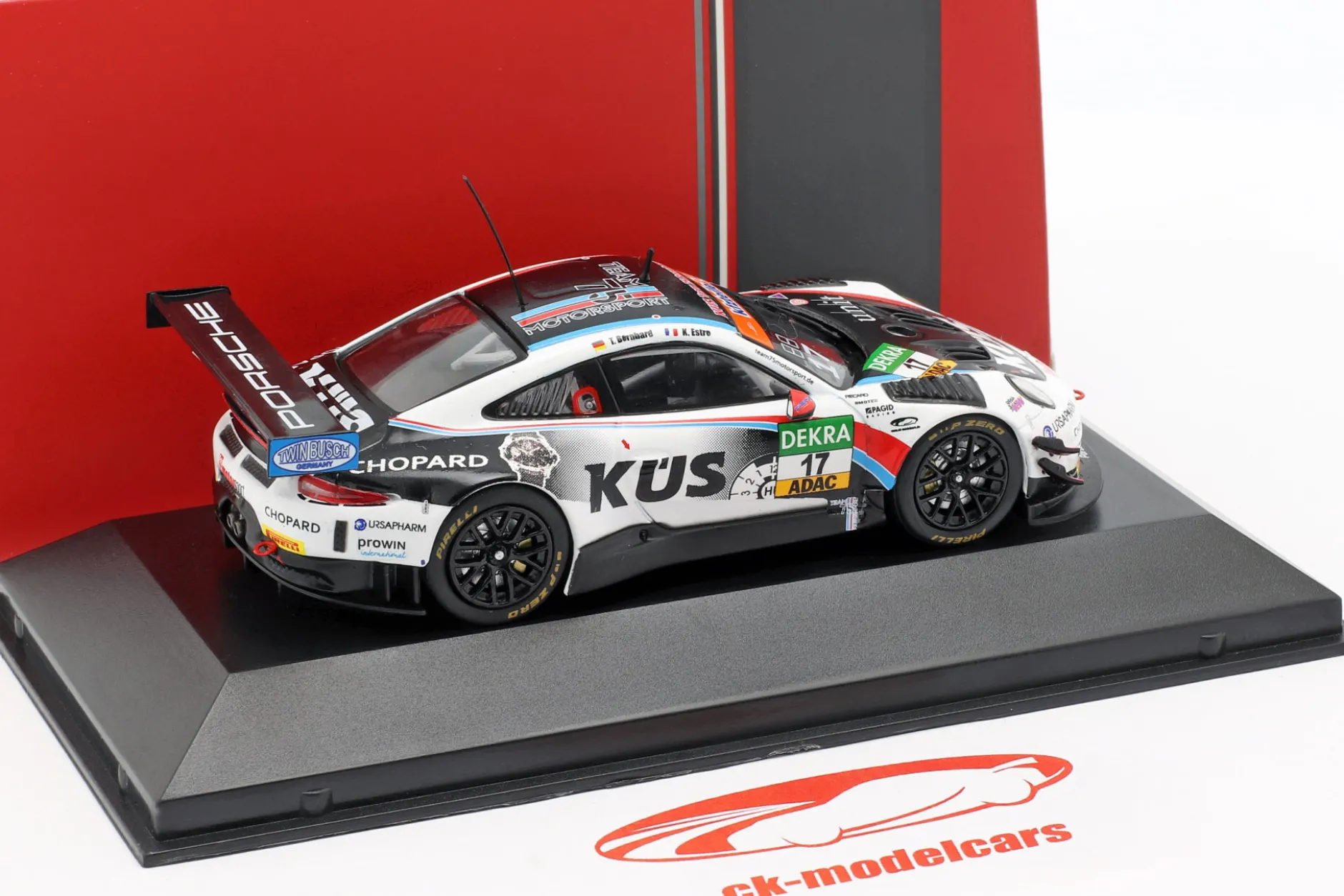 Porsche 911 (991) GT3 R #17 GT Masters 2018 Bernhard, Estre 1:43 CMR