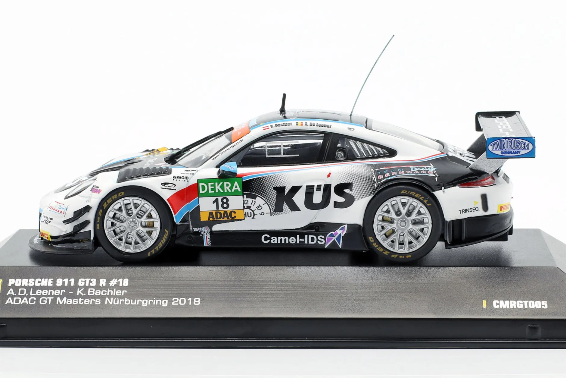 Porsche 911 GT3 R #18 GT Masters Nürburgring 2018 KÜS TEAM75 Bernhard 1:43 CMR