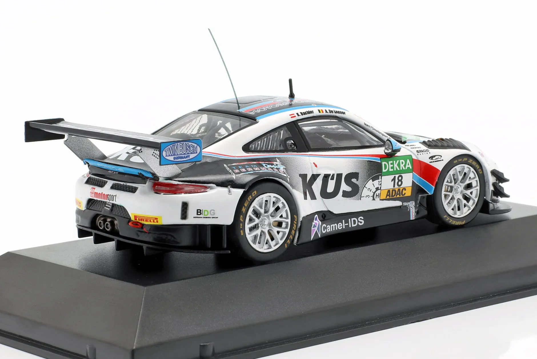Porsche 911 GT3 R #18 GT Masters Nürburgring 2018 KÜS TEAM75 Bernhard 1:43 CMR