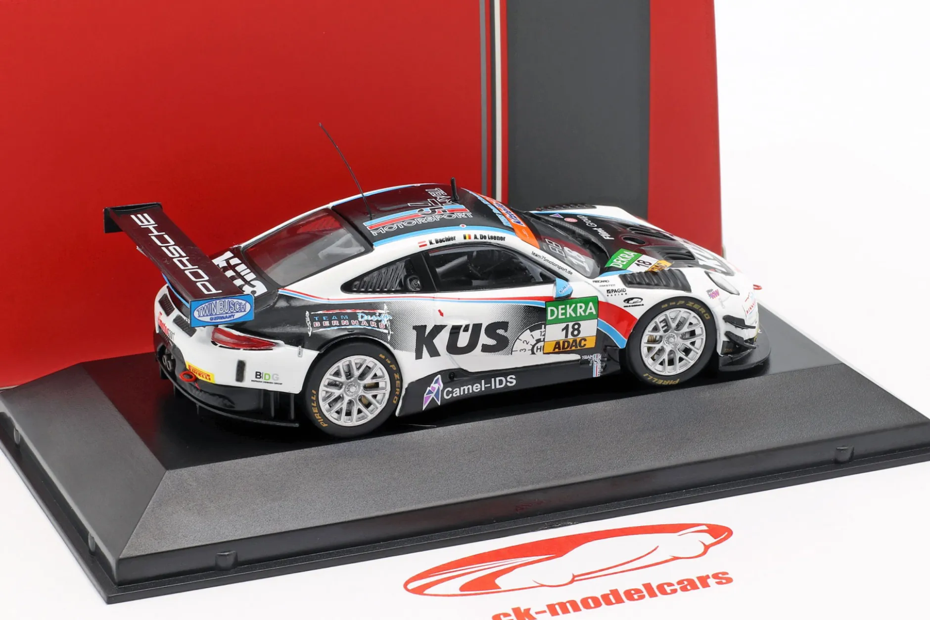 Porsche 911 GT3 R #18 GT Masters Nürburgring 2018 KÜS TEAM75 Bernhard 1:43 CMR