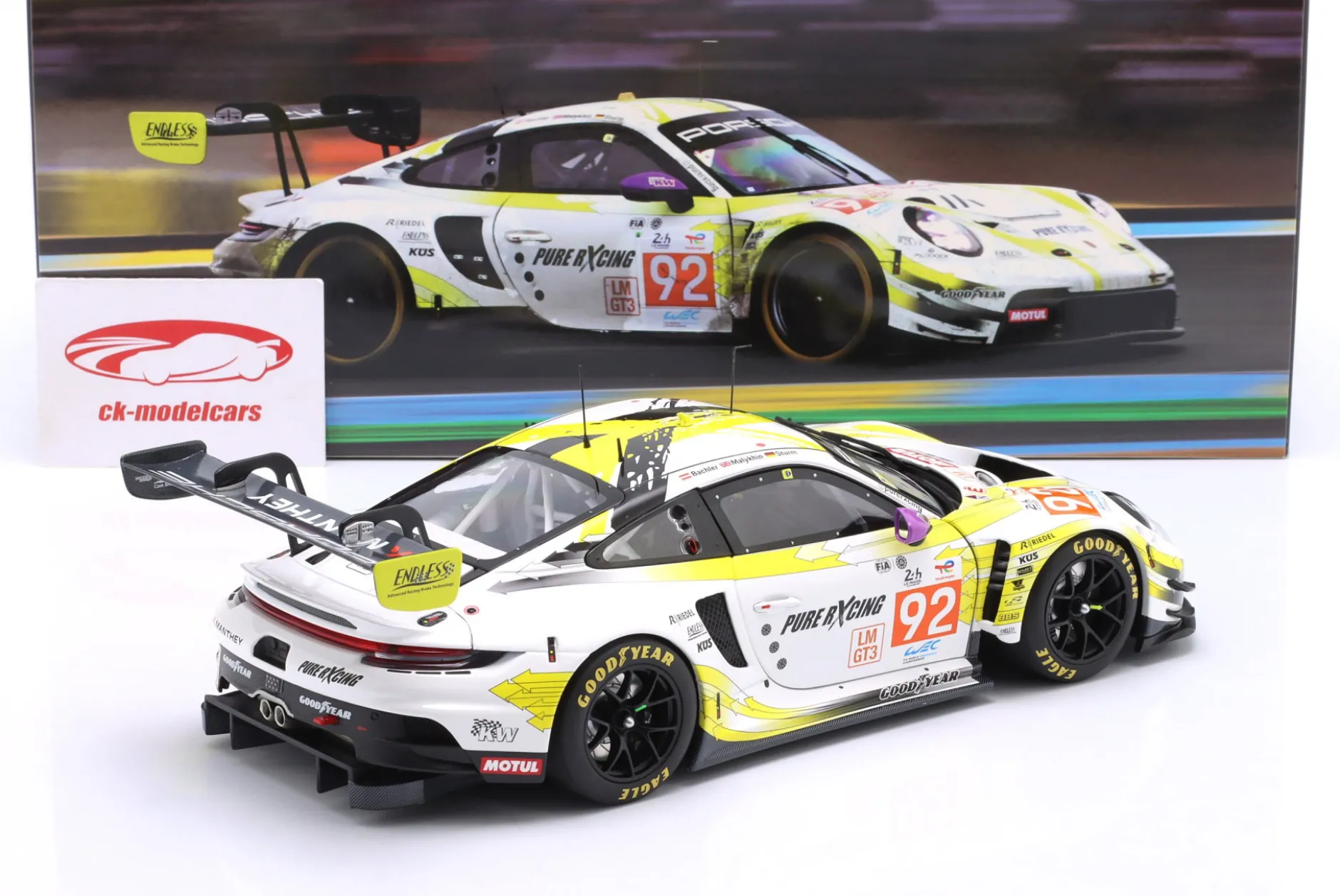 Porsche 911 GT3 R #92 24h LeMans 2024 Manthey PureRxcing 1:18 Minichamps