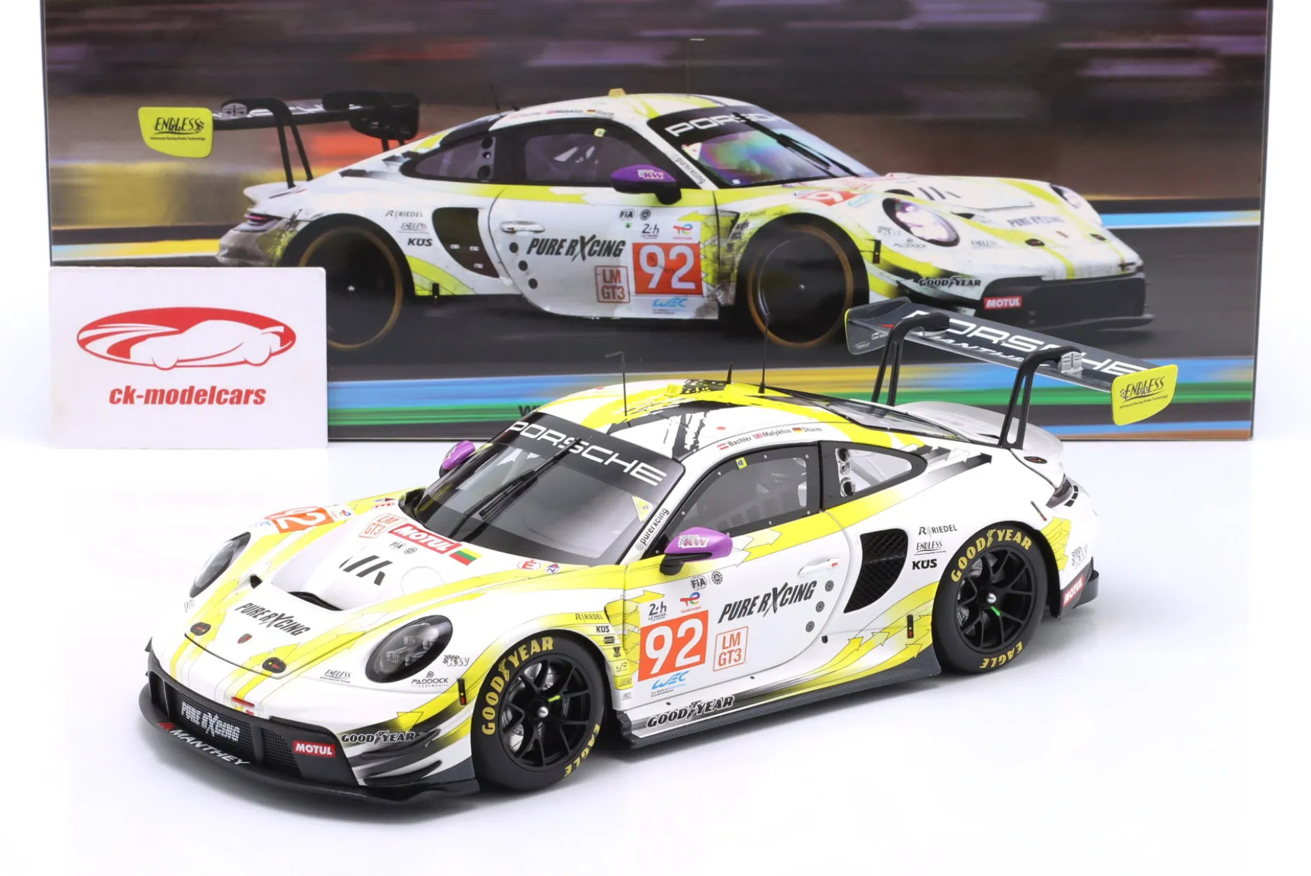 Porsche 911 GT3 R #92 24h LeMans 2024 Manthey PureRxcing 1:18 Minichamps