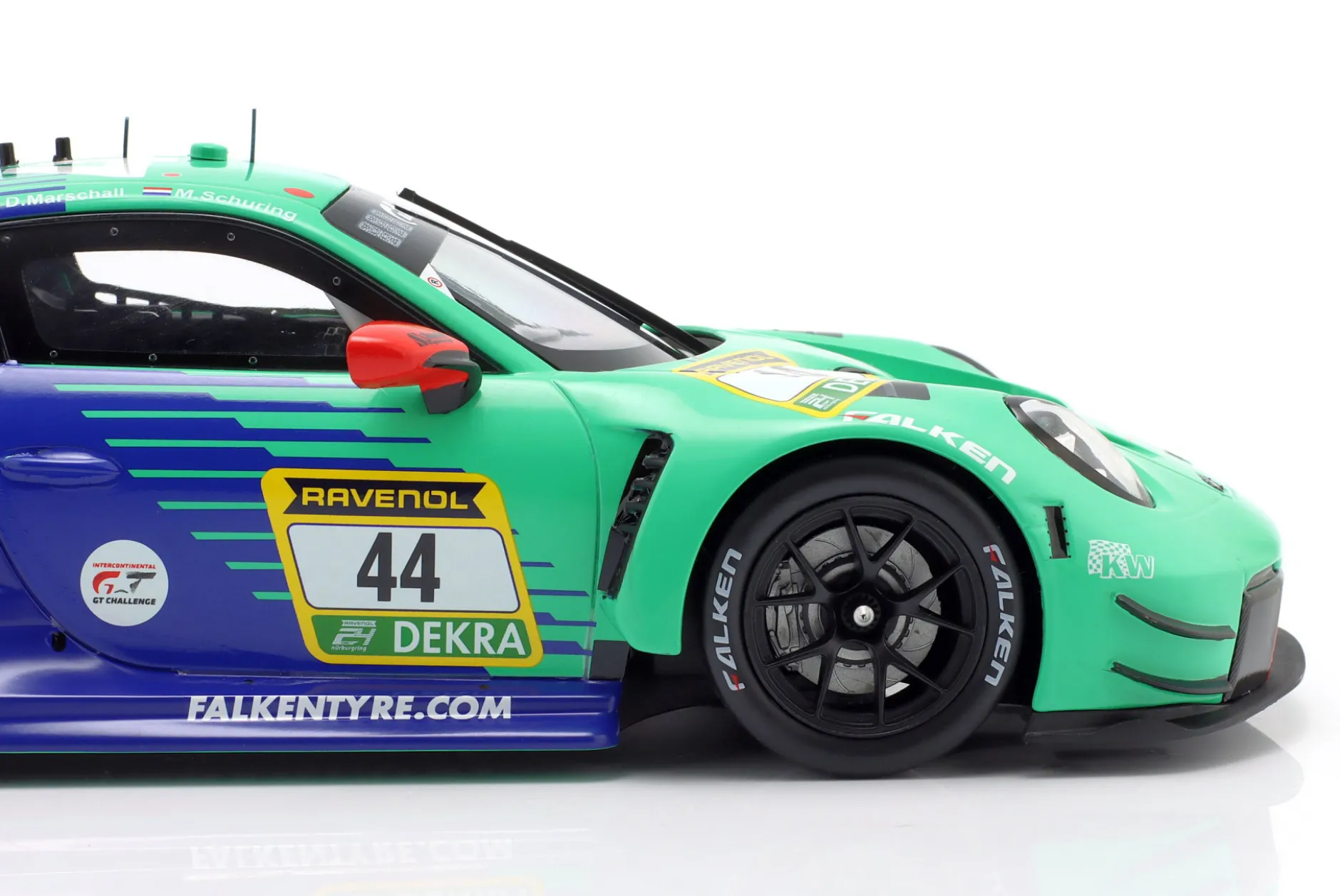 Porsche 911 GT3 R #44 24h Nürburgring 2025 Falken Motorsports 1:18 Ixo