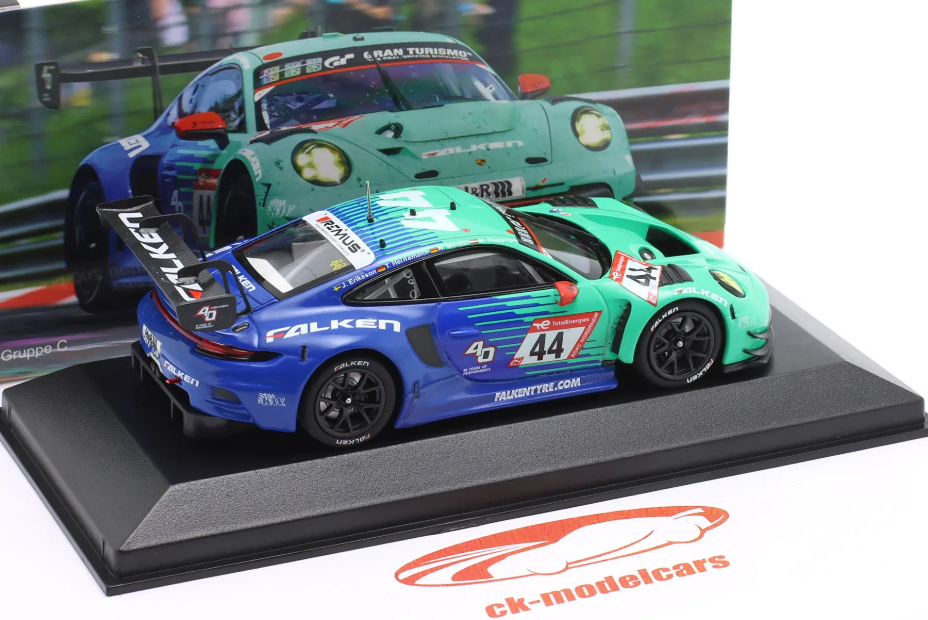 Porsche 911 GT3 R #44 24h Nürburgring 2023 Falken Motorsports 1:43 Minichamps