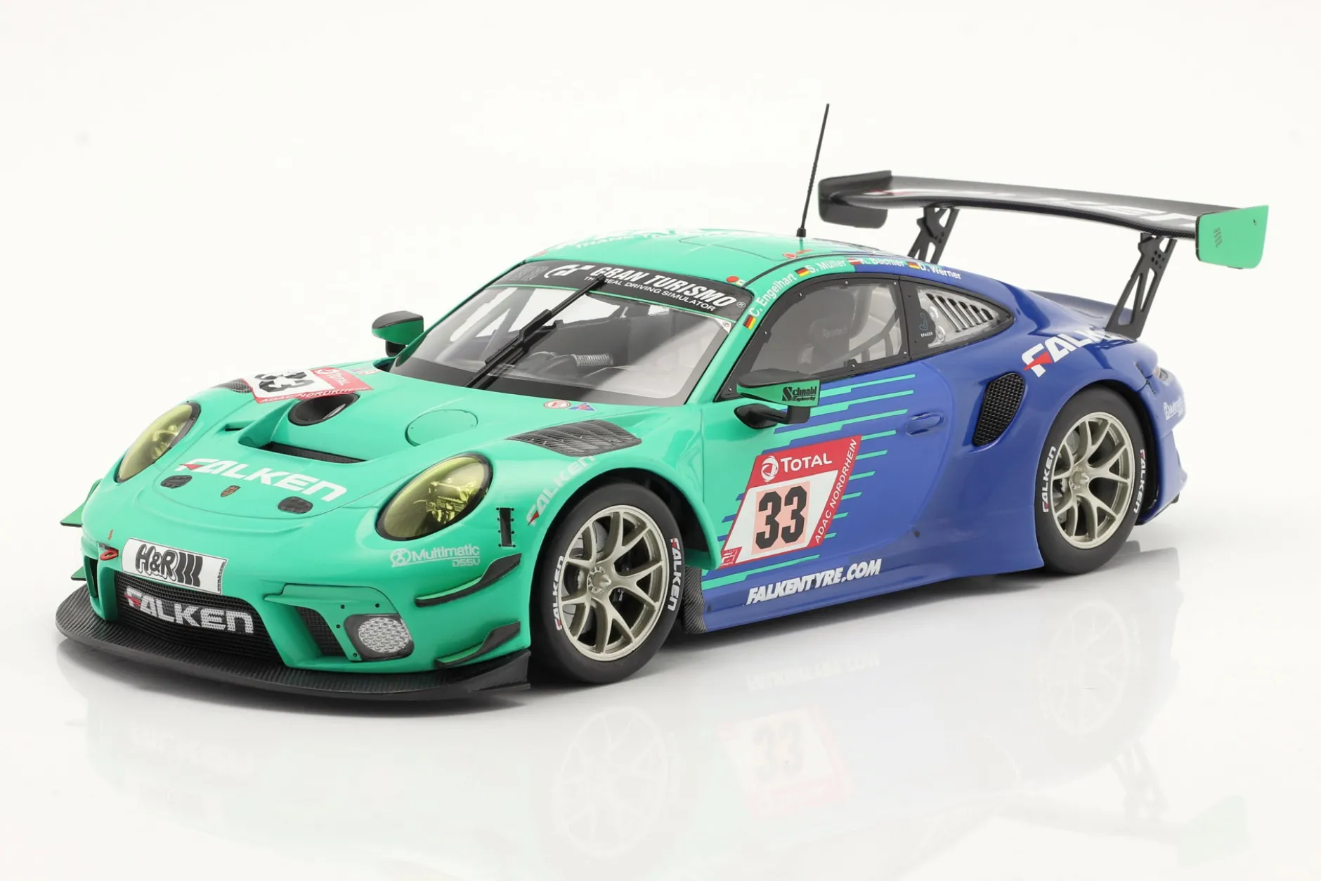 Porsche 911 GT3 R #33 24h Nürburgring 2020 Falken Motorsports 1:18 Minichamps