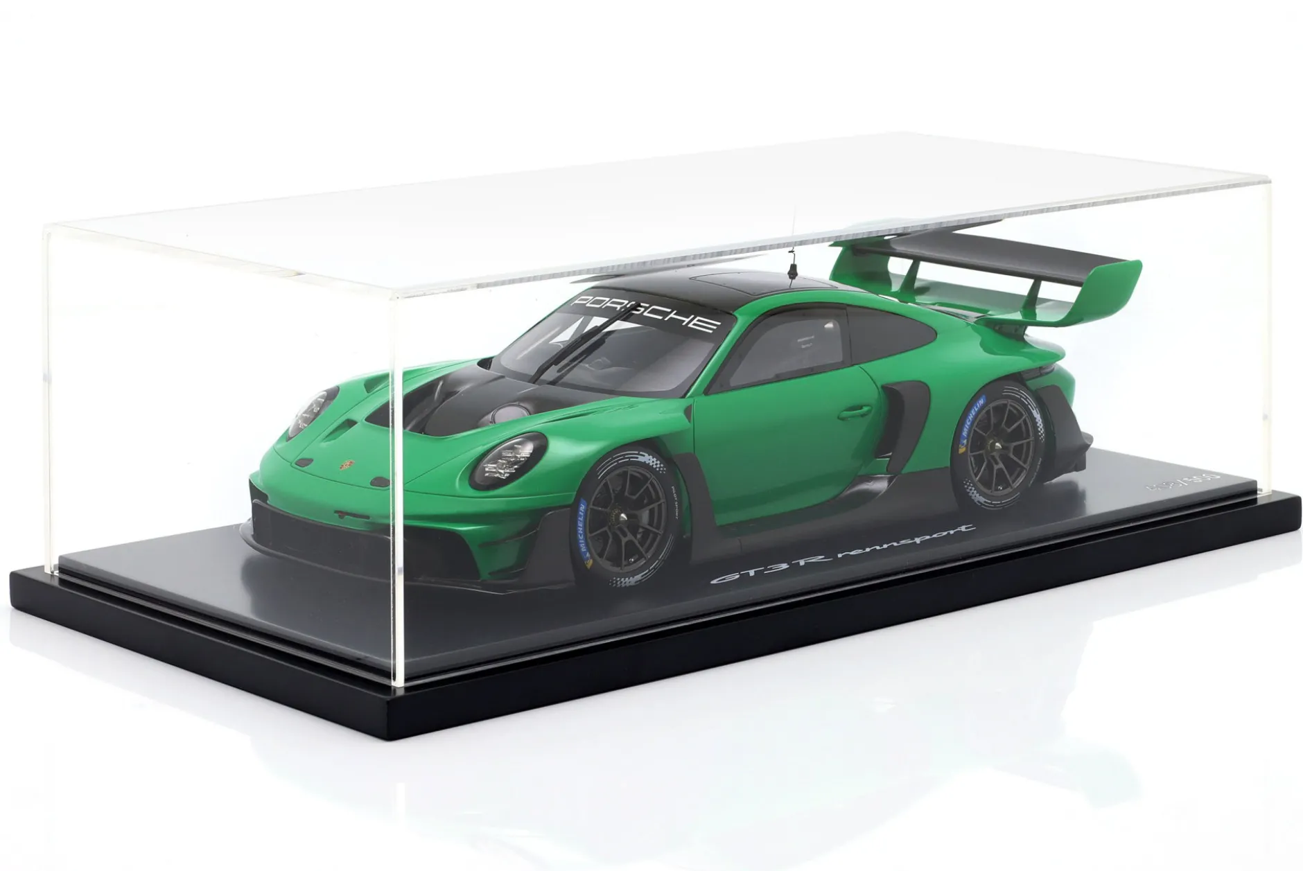 Porsche 911 (992) GT3 R Rennsport Baujahr 2023 viper grün 1:18 Spark