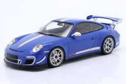 Porsche 911 (997) GT3 RS 4.0 Baujahr 2011 blau 1:18 Minichamps