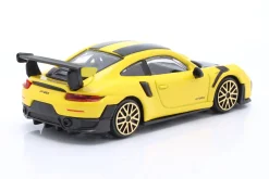 Porsche 911 GT2 RS Baujahr 2018 gelb / schwarz 1:43 Bburago