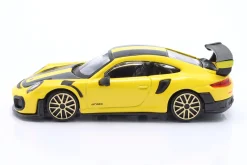 Porsche 911 GT2 RS Baujahr 2018 gelb / schwarz 1:43 Bburago