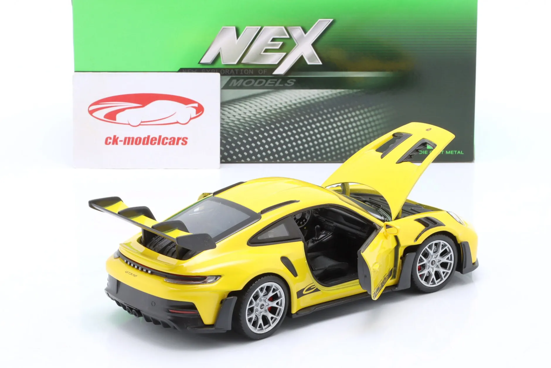 Porsche 911 (992) GT3 RS Baujahr 2023 gelb 1:24 Welly
