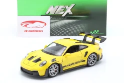 Porsche 911 (992) GT3 RS Baujahr 2023 gelb 1:24 Welly