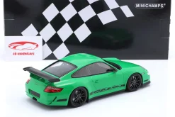 Porsche 911 (997) GT3 RS Baujahr 2007 grün 1:18 Minichamps