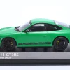 Porsche 911 (997.1) GT3 RS Baujahr 2006 grün mit Dekor 1:43 Minichamps
