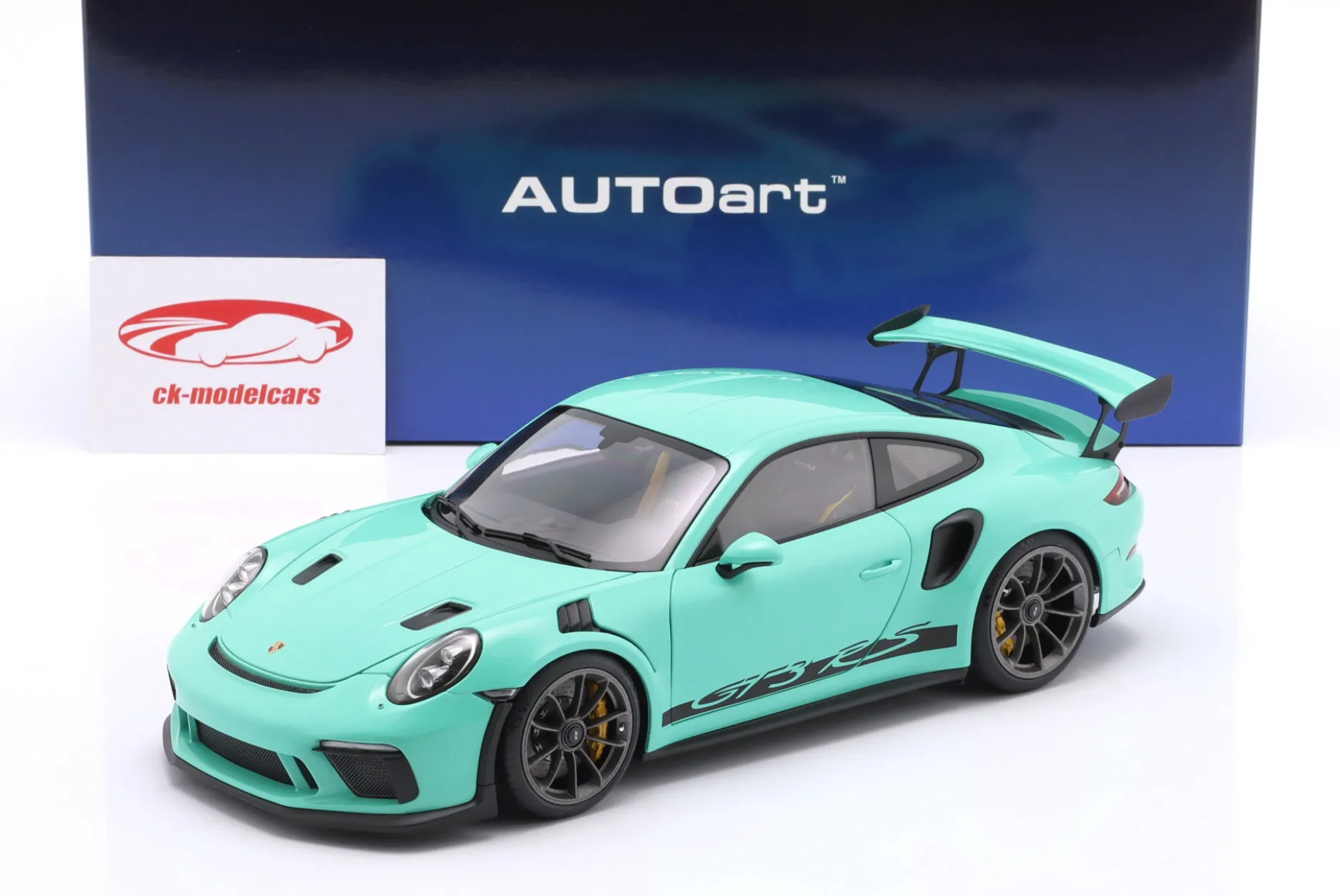 Porsche 911 (991.2) GT3 RS Baujahr 2017 mintgrün 1:18 AUTOart