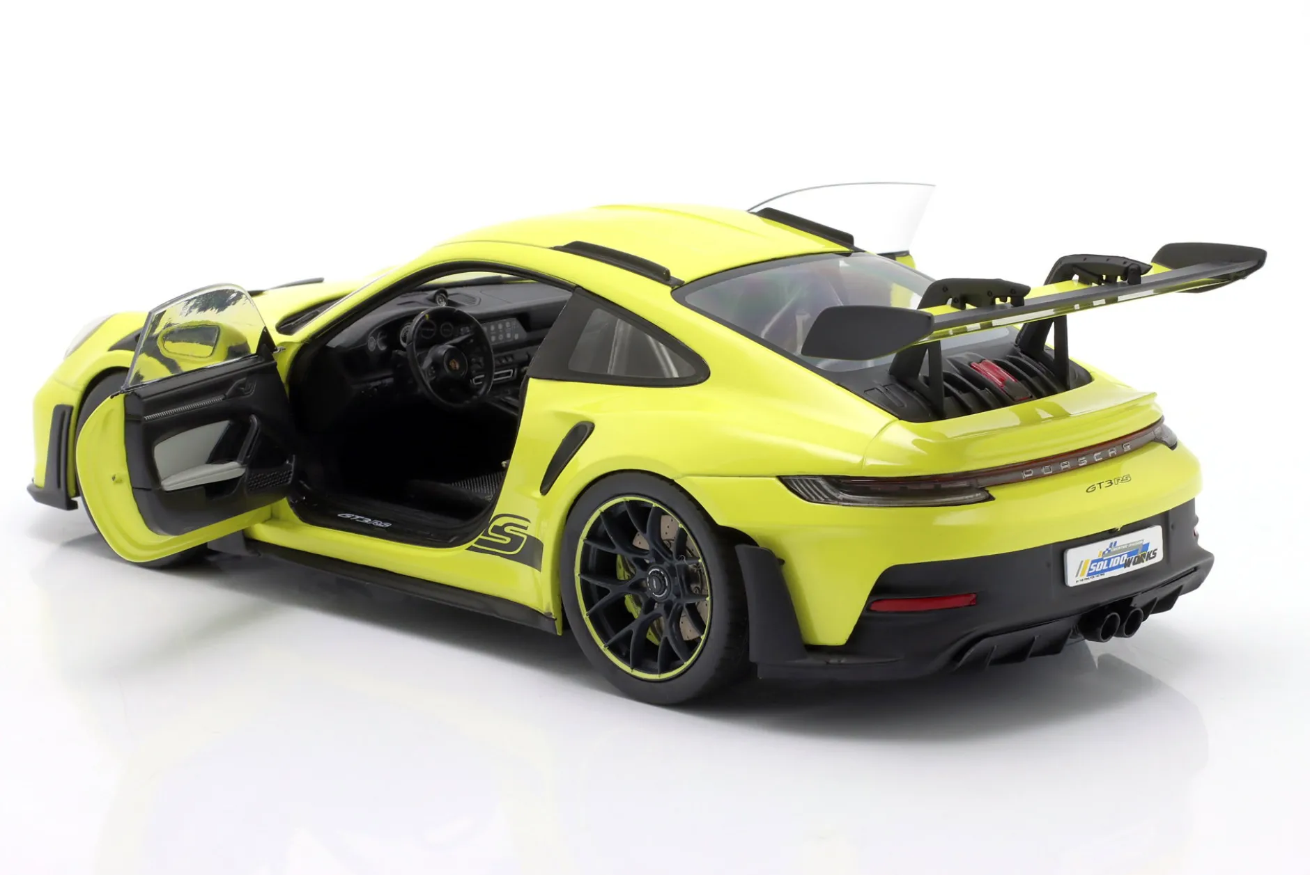 Porsche 911 (992) GT3 RS Baujahr 2024 neon lime 1:18 Solido