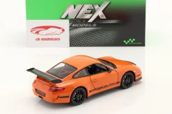 Porsche 911 (997) GT3 RS Baujahr 2007 orange / schwarz 1:24 Welly