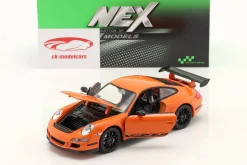 Porsche 911 (997) GT3 RS Baujahr 2007 orange / schwarz 1:24 Welly