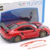 Porsche 911 GT2 RS Baujahr 2018 rot / schwarz 1:43 Bburago