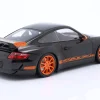 Porsche 911 (997) GT3 RS Baujahr 2007 schwarz / orange Felgen 1:18 Minichamps