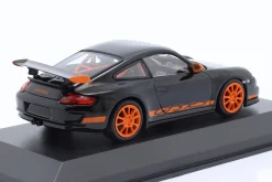 Porsche 911 (997.1) GT3 RS Baujahr 2006 schwarz / orange 1:43 Minichamps