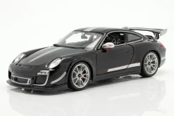 Porsche 911 (997) GT3 RS 4.0 Baujahr 2011 schwarz / silber 1:18 Bburago