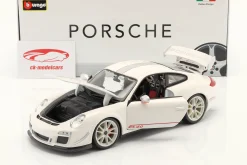 Porsche 911 (997) GT3 RS 4.0 Baujahr 2011 weiß 1:18 Bburago