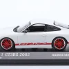 Porsche 911 (996) GT3 RS Baujahr 2002 weiß / rote Felgen 1:43 Minichamps