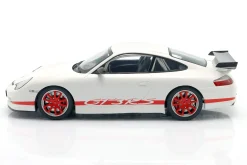 Porsche 911 (996) GT3 RS Baujahr 2002 weiß / rot 1:18 Minichamps
