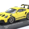 Porsche 911 (992) GT3 RS 2023 gelb / goldene Felgen 1:43 Minichamps