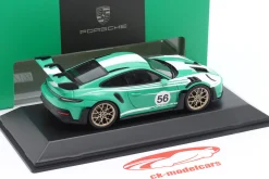 Porsche 911 (992) GT3 RS #56 grün / weiß 1:43 Spark