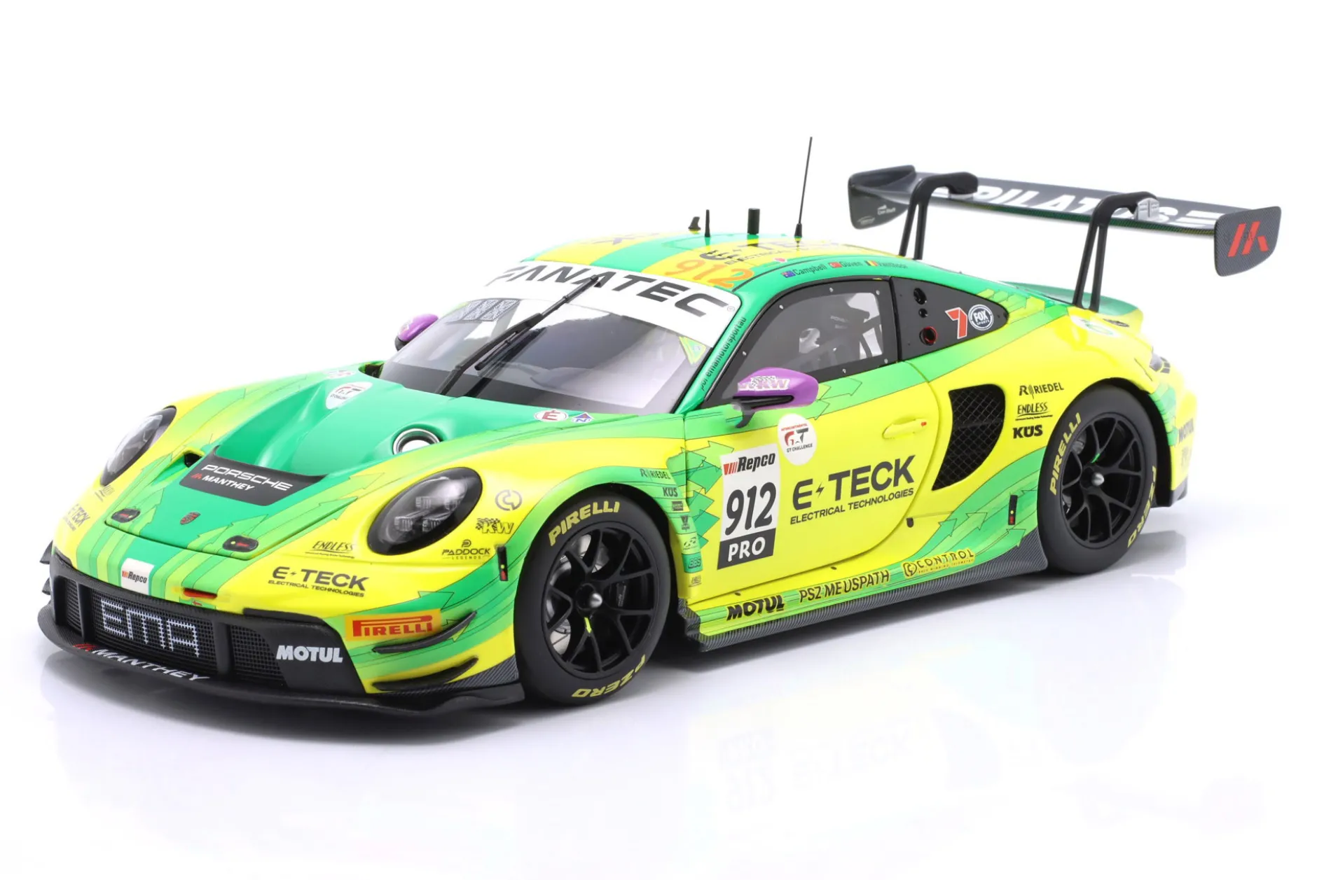Porsche 911 GT3 R #912 Sieger 12h Bathurst 2024 Manthey Grello 1:18 Minichamps
