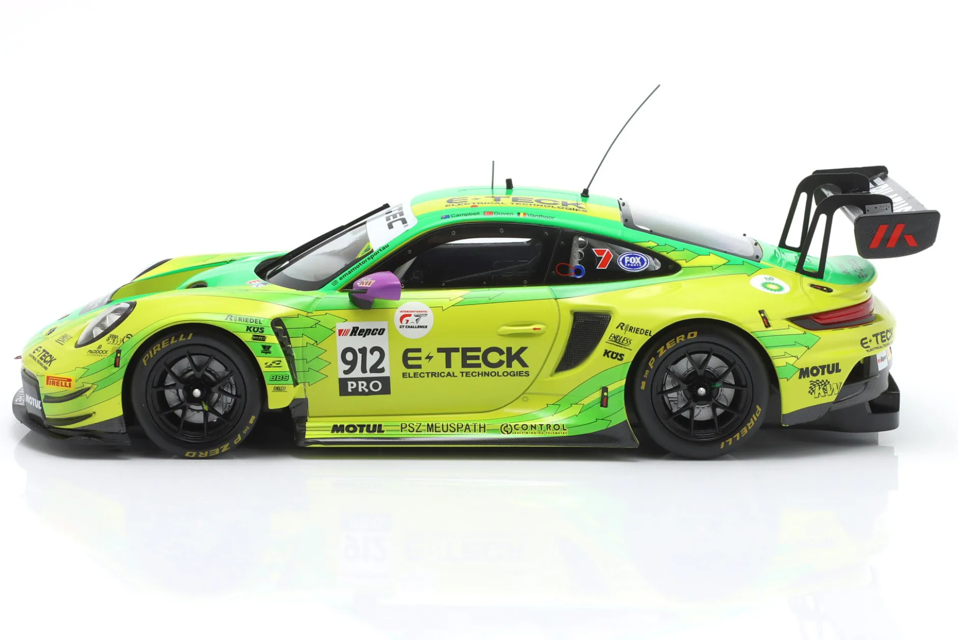 Porsche 911 GT3 R #912 Sieger 12h Bathurst 2024 Manthey Grello 1:18 Ixo