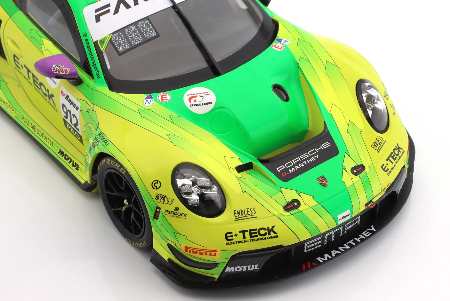 Porsche 911 GT3 R #912 Sieger 12h Bathurst 2024 Manthey Grello 1:18 Ixo