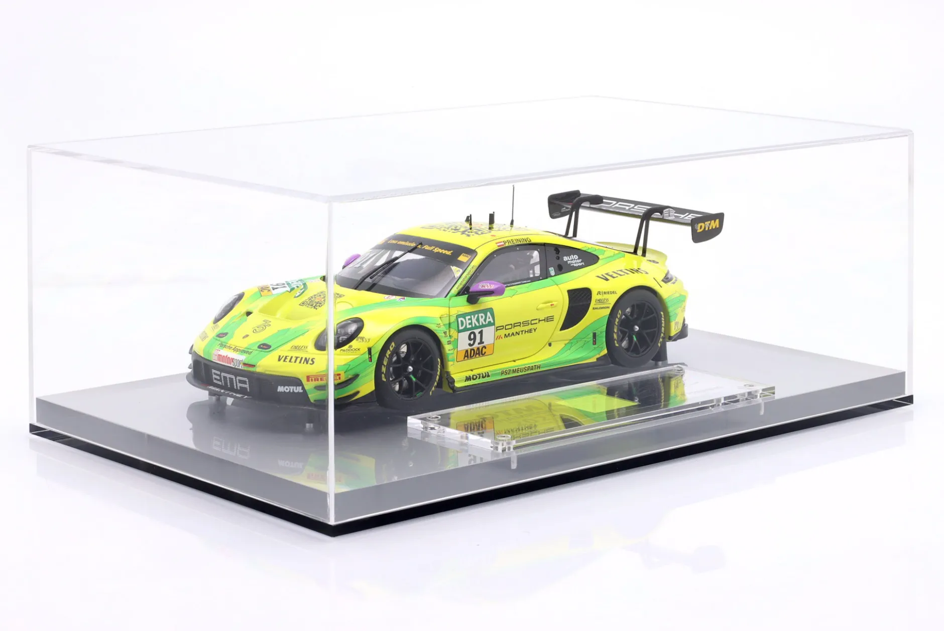 Porsche 911 GT3 R #91 Sieger Hockenheim DTM Champion 2023 Preining 1:18 Minichamps