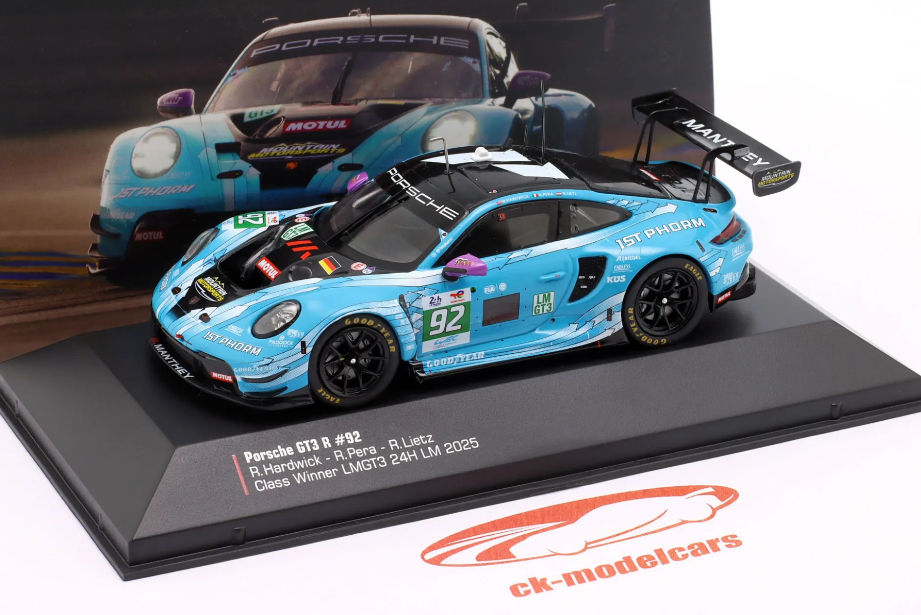 Porsche 911 GT3 R #92 Sieger LMGT3 24h LeMans 2025 Manthey 1st Phorm 1:43 Ixo