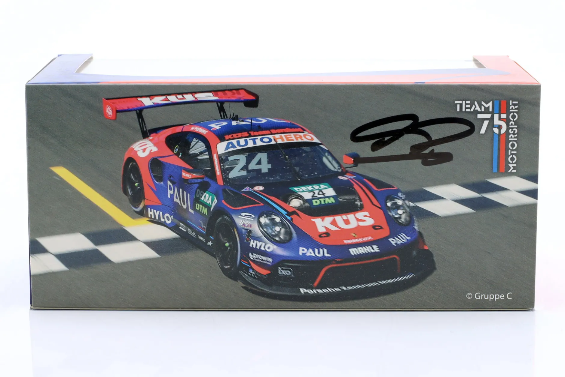 Porsche 911 GT3 R #24 Sieger Norisring DTM 2022 KÜS Team75 Preining Signature 1:43 Minichamps