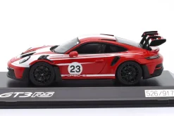 Porsche 911 (992) GT3 RS #23 Salzburg Design rot / weiß 1:43 Spark